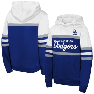 Los Angeles Dodgers Mitchell & Ness Toddler Head Coach Pullover Hoodie - Royal