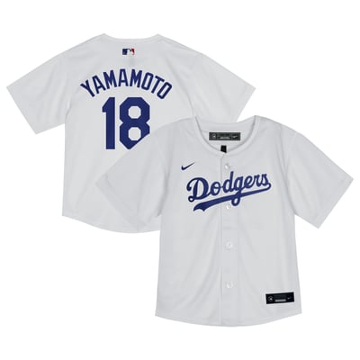 Yoshinobu Yamamoto Los Angeles Dodgers Nike Toddler Home Replica Jersey - White
