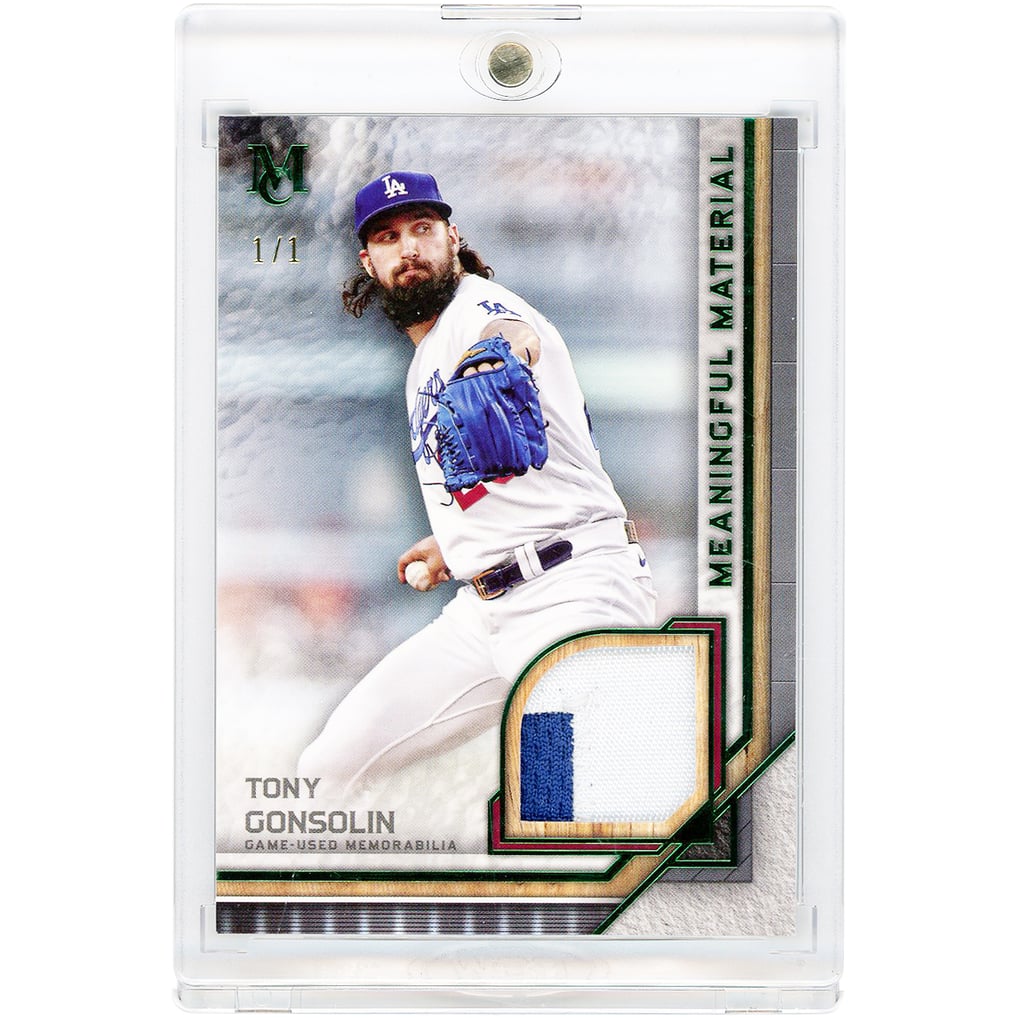 Tony Gonsolin Los Angeles Dodgers 2023 Topps Museum Collection Emerald ...