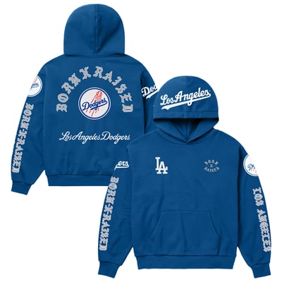 Los Angeles Dodgers Born x Raised Unisex Moneyball Hoodie - Royal