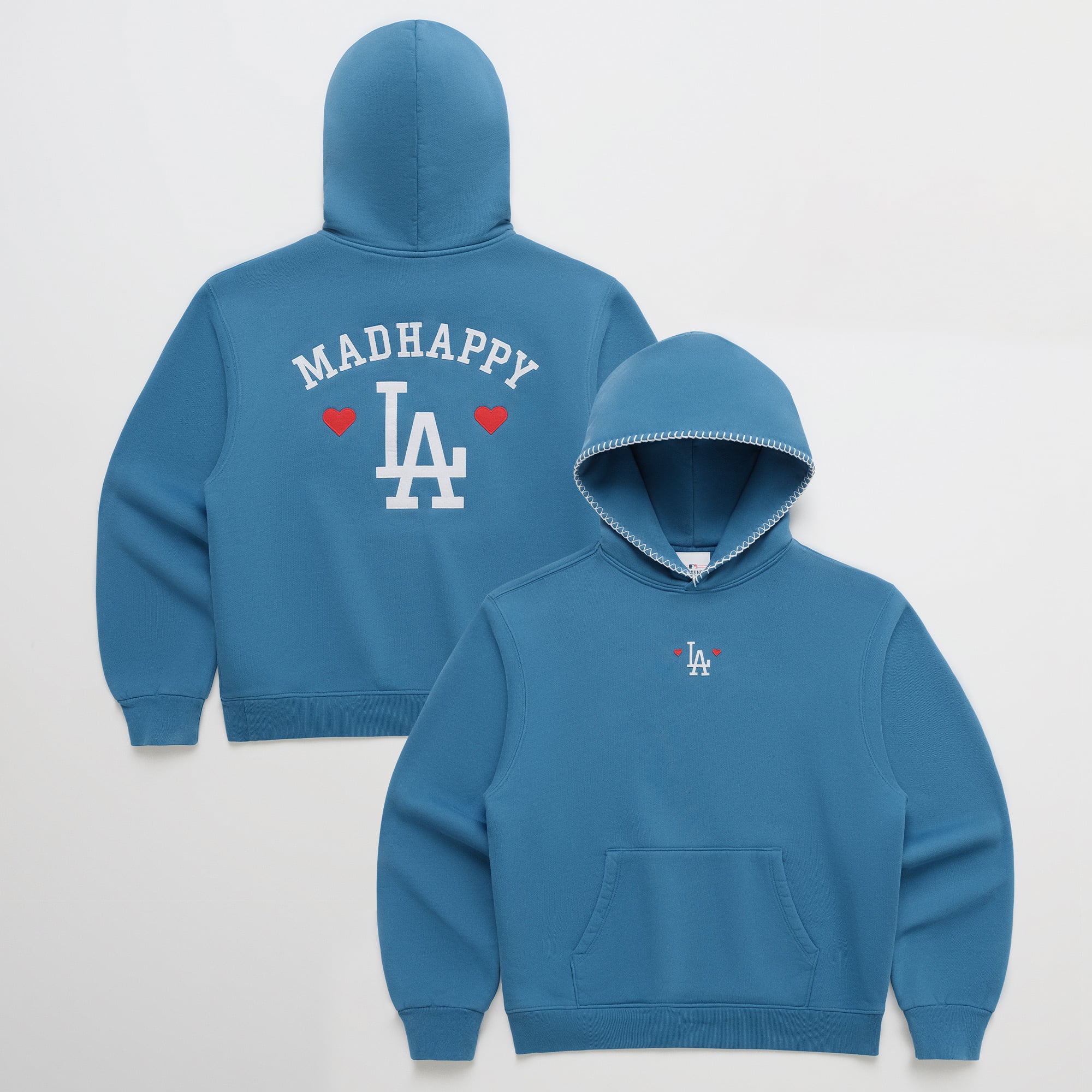 Los Angeles Dodgers Madhappy Unisex Heart Heavyweight Fleece madhappy Dodgers MLB フーディ パーカー