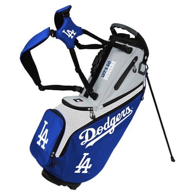 Los Angeles Dodgers WinCraft Back Nine Stand Golf Bag