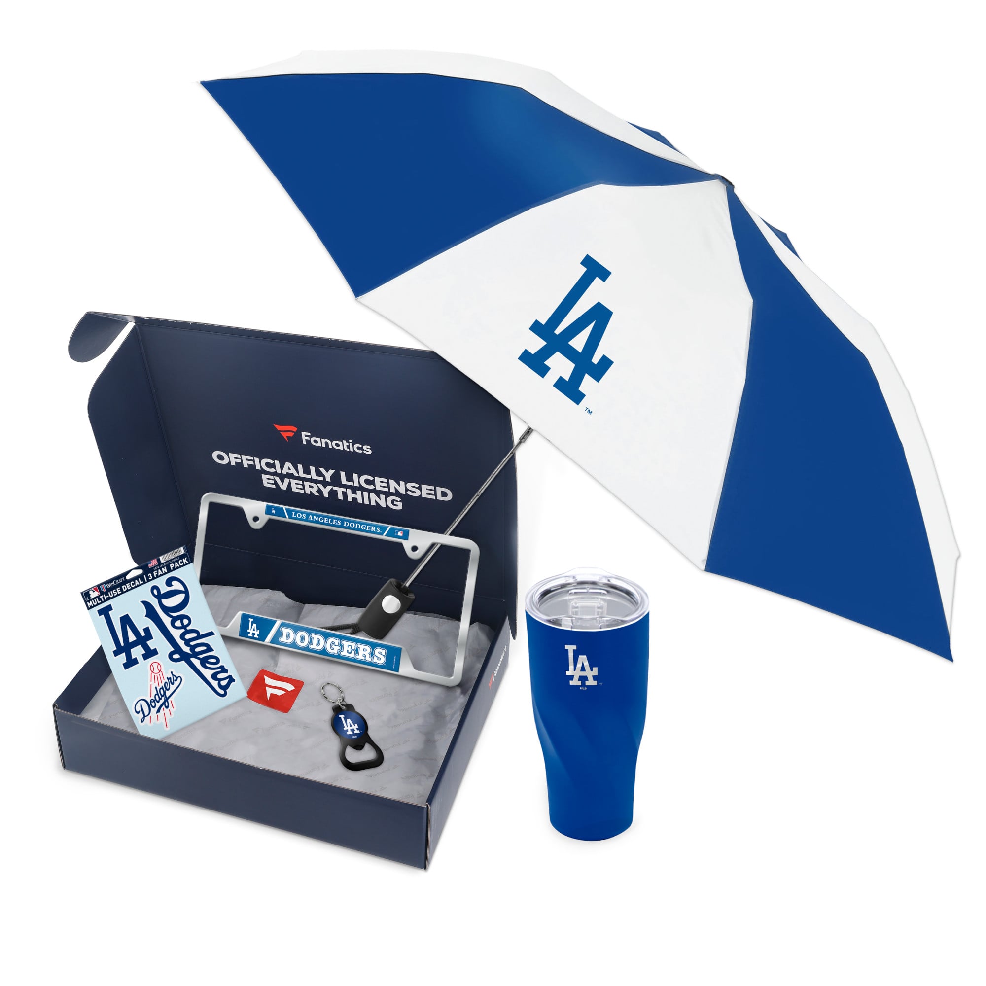 Los Angeles Dodgers WinCraft Fanatics Pack Elevated Automotive 