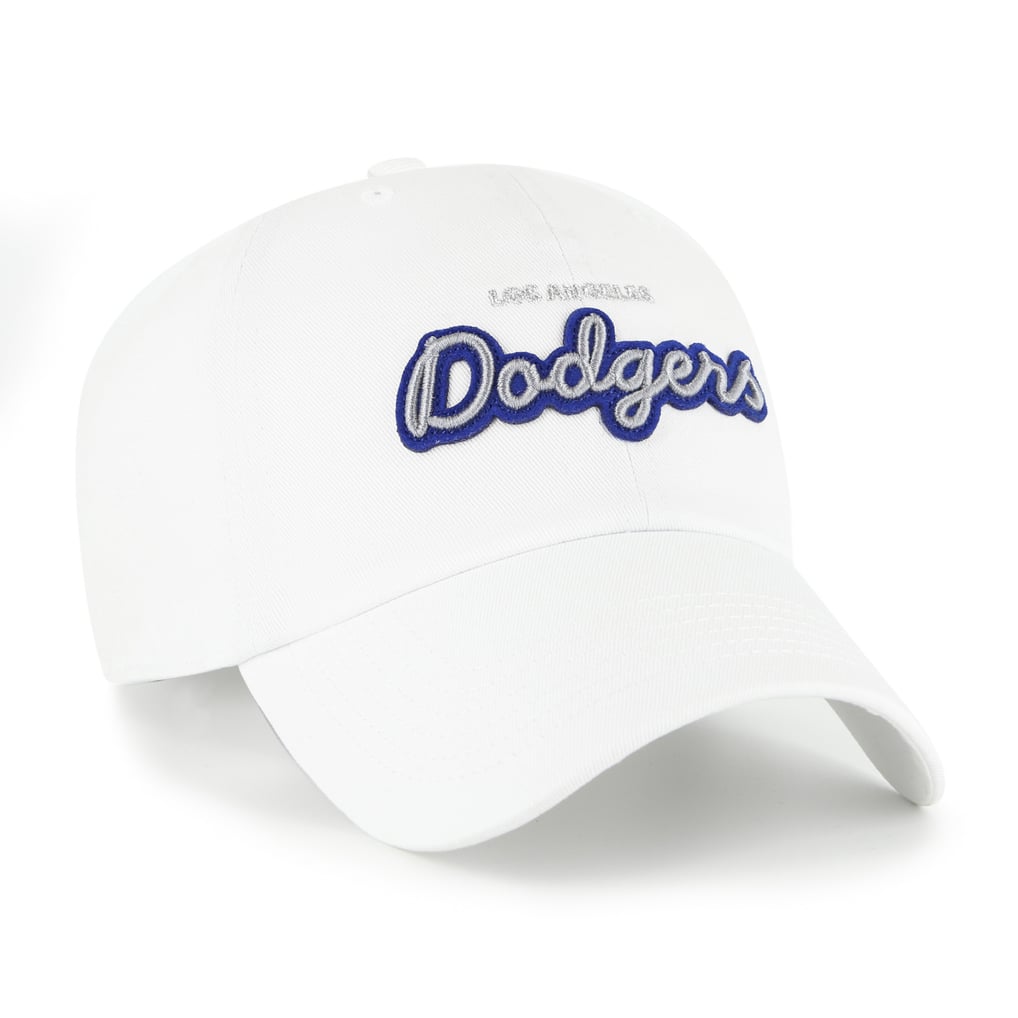 Los Angeles Dodgers '47 Women's Trendy Script Clean Up Adjustable Hat - White