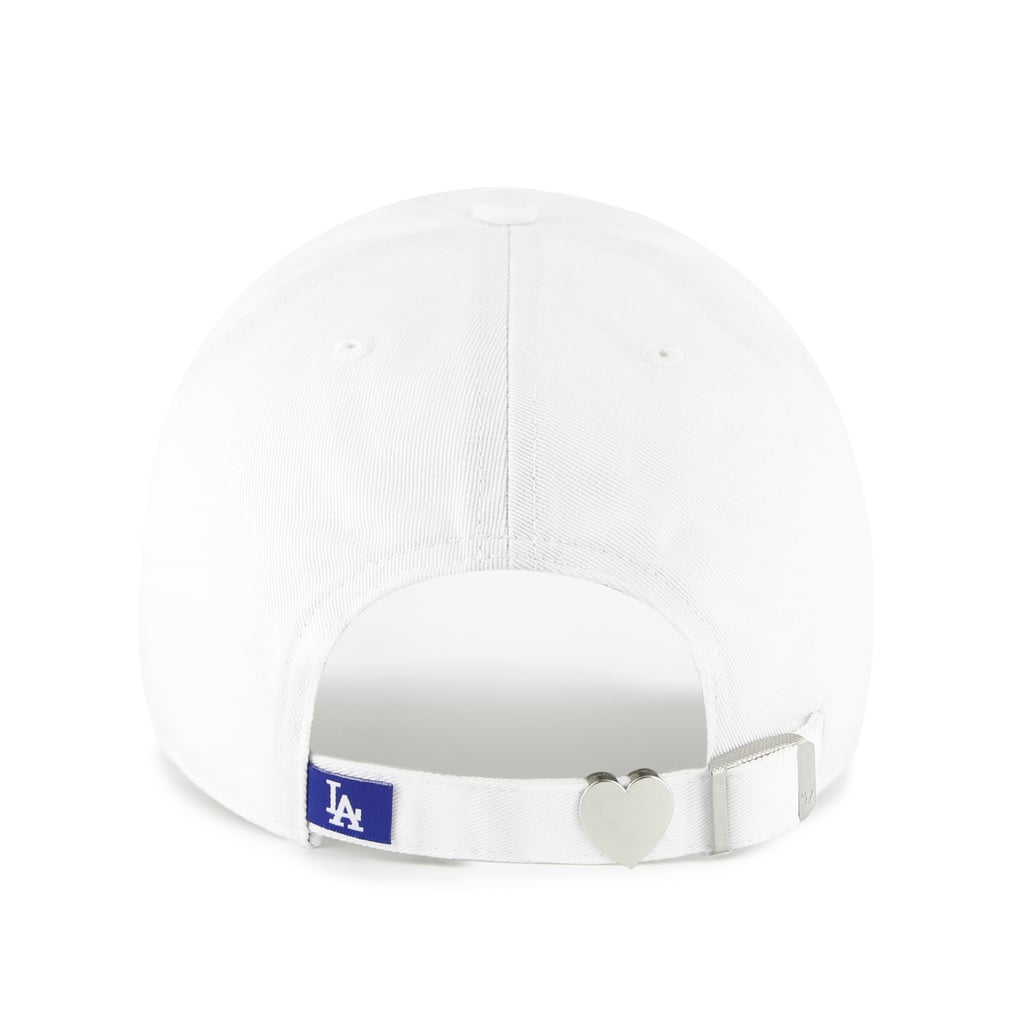 Los Angeles Dodgers '47 Women's Trendy Script Clean Up Adjustable Hat - White