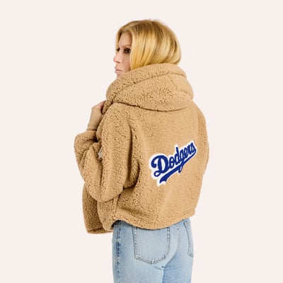  Los Angeles Dodgers by Jill Martin Women's Remix Lounger - Light Brown