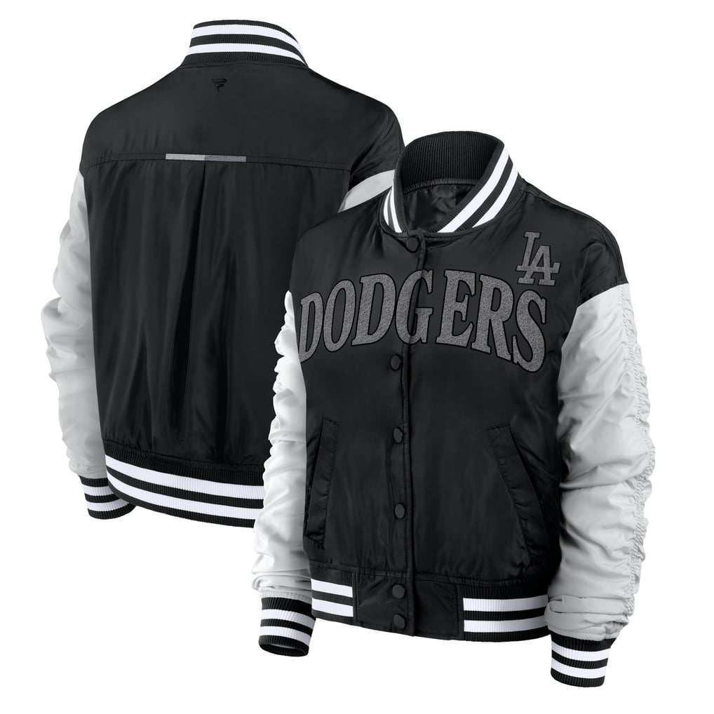  Los Angeles Dodgers Fanatics Women's Elements Wave Full-Snap Jacket - Black