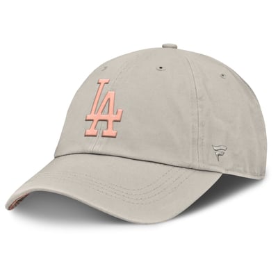 Los Angeles Dodgers Fanatics Women's Striker Canvas Adjustable Hat - Oatmeal