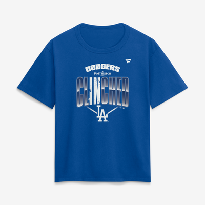 Los Angeles Dodgers Fanatics Women's 2026 MLB Postseason Locker Room T-Shirt - Royal