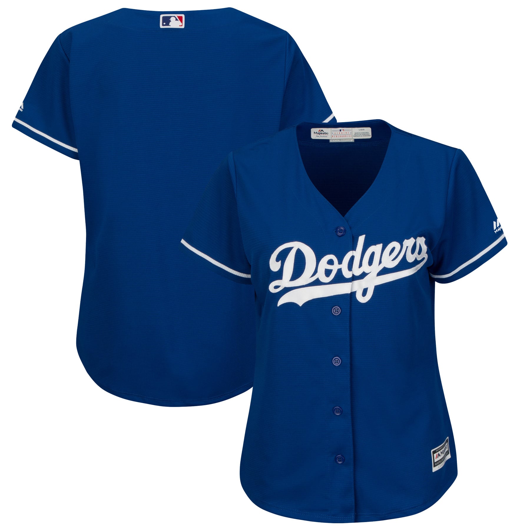 Women's Los Angeles Dodgers Majestic Royal Fashion Plus Size Cool