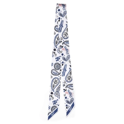  Los Angeles Dodgers Montana West Women's Bandana Bag Scarf - White