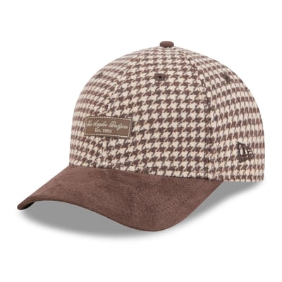 Los Angeles Dodgers New Era Women's Faux Wool 9FORTY M-Crown Adjustable Hat - Light Brown