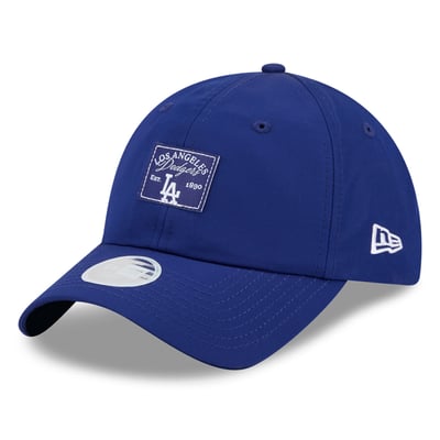  Los Angeles Dodgers New Era Women's Patch Ponytail Adjustable Hat - Royal
