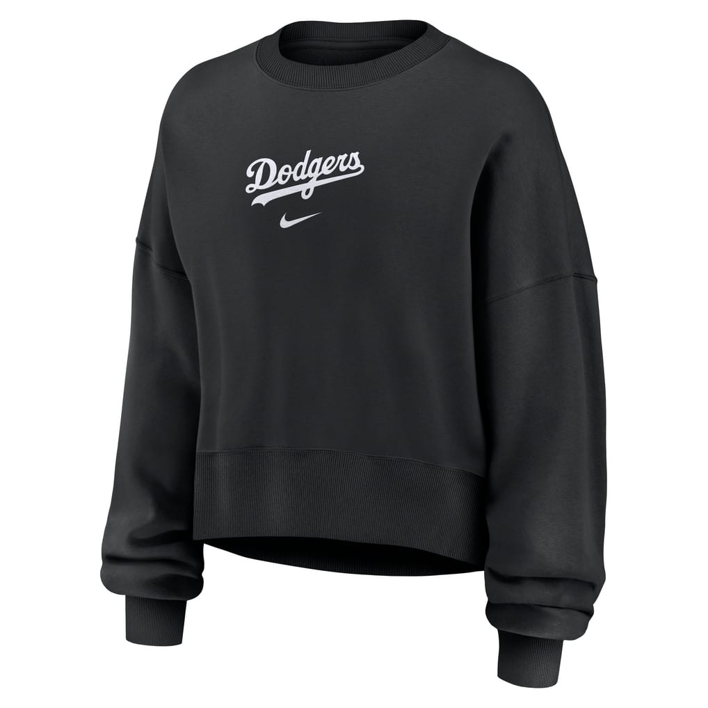 Los Angeles Dodgers Nike Women's Oversized Primetime Sweatshirt - Black