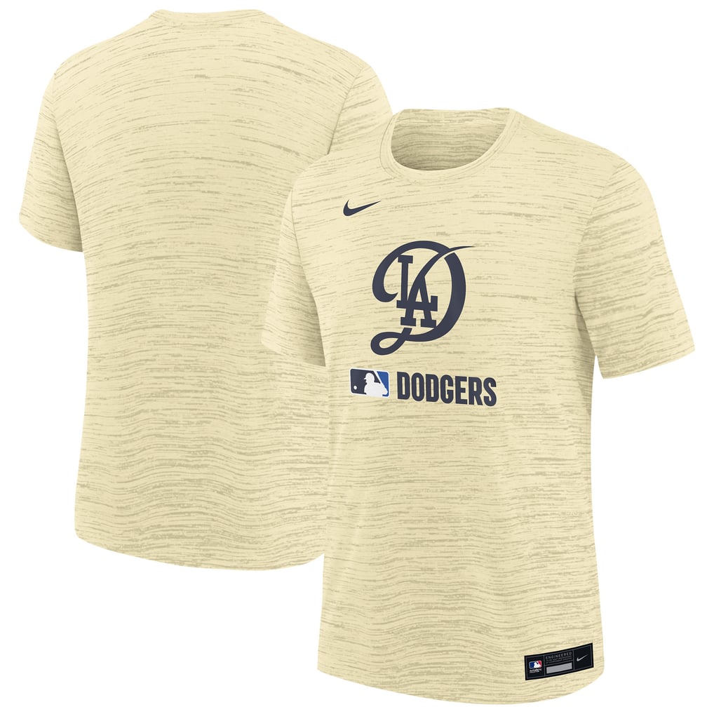 Youth Los Angeles Dodgers Nike Cream Authentic Collection City Connect Photo Inspiration