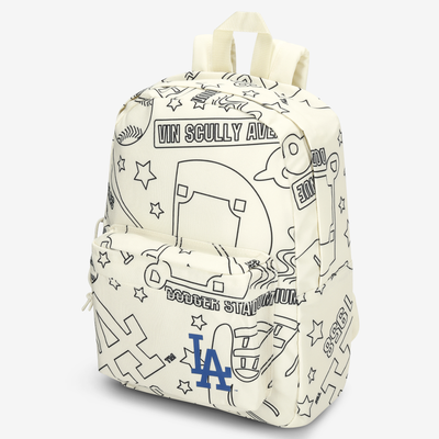 Los Angeles Dodgers Bonderkage Youth Drawing Backpack - Tan