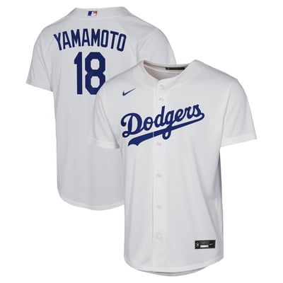 Yoshinobu Yamamoto Los Angeles Dodgers Nike Youth Home Replica Jersey - White