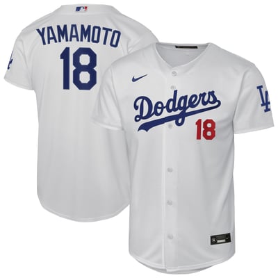 Yoshinobu Yamamoto Los Angeles Dodgers Nike Youth Home Stadium Jersey - White