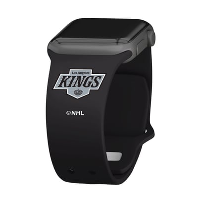 Los Angeles Kings Silicone Apple Watch Band - Black
