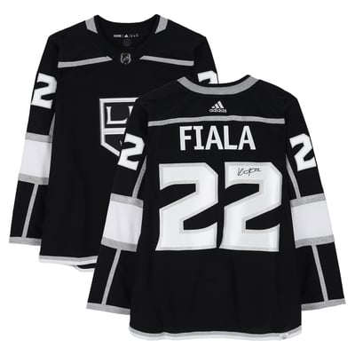 Kevin Fiala Los Angeles Kings Autographed Fanatics Authentic Black adidas Jersey