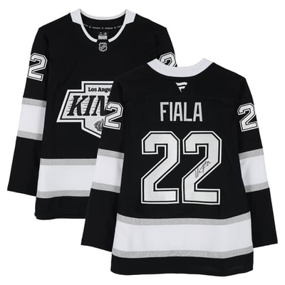 Kevin Fiala Los Angeles Kings Autographed Fanatics Authentic Black Fanatics Premium Jersey