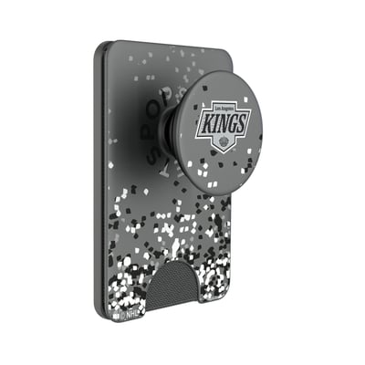 Los Angeles Kings Keyscaper Confetti PopSockets Magnetic Wallet