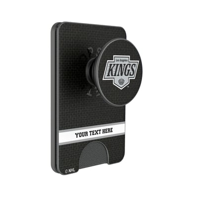 Los Angeles Kings Keyscaper Personalized Solid PopSockets Magnetic Wallet