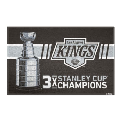 Los Angeles Kings Logo Brands Stanley Cup Champions 19" x 30" Dynasty Starter Mat