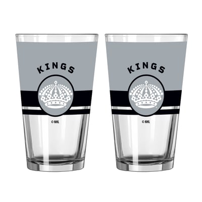 Los Angeles Kings Logo Brands Two-Piece 16oz. Horizon Pint Glass Set