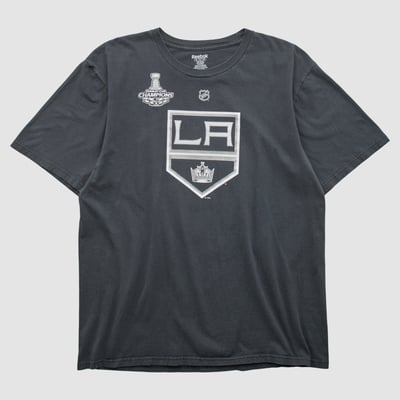 Los Angeles Kings Reebok 2014 T-shirt - Black - L by Fanatics Real Vintage