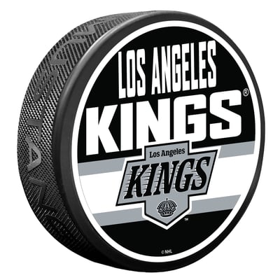 Los Angeles Kings Shout Hockey Puck