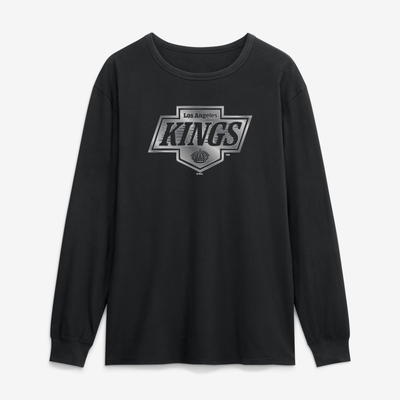 Los Angeles Kings  Forged Mascot Long Sleeve T-Shirt - Black