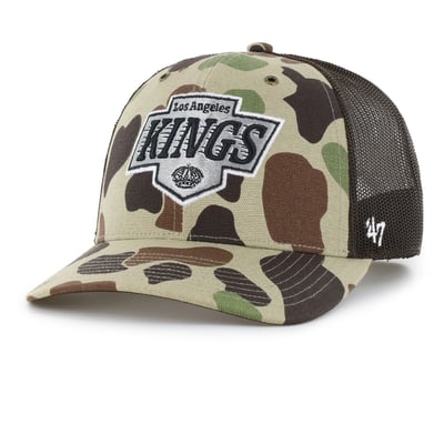 Los Angeles Kings Carhartt x '47 Adjustable Trucker Hat - Duck Camo