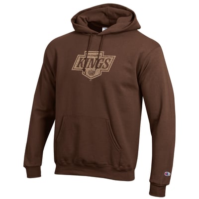  Los Angeles Kings Champion Core Plus Eco Powerblend Hoodie - Brown