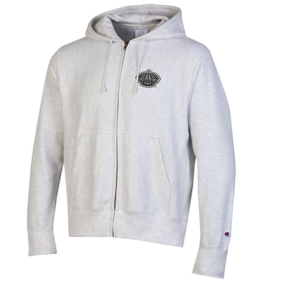Los Angeles Kings Champion Reverse Weave Full-Zip Hooded Jacket - Silver