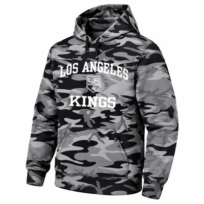  Los Angeles Kings Fanatics Big & Tall Camo Fleece Hoodie - Black