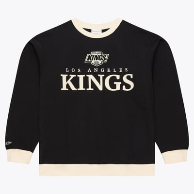  Los Angeles Kings Mitchell & Ness Cookies & Cream Crewneck Sweatshirt - Black