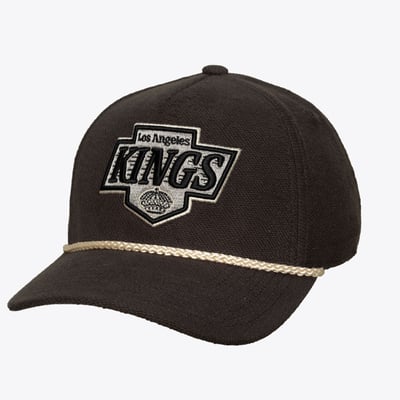  Los Angeles Kings Mitchell & Ness Heritage Hues Pro Crown Snapback Hat - Charcoal
