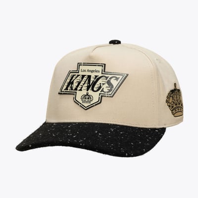 Los Angeles Kings Mitchell & Ness Cookies & Cream Pro Pinch Snapback Hat - Cream/Black