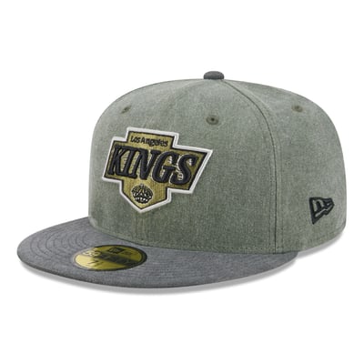 Los Angeles Kings New Era Roll Call 59FIFTY Fitted Hat - Olive/Black