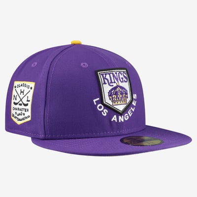 Los Angeles Kings New Era Vintage Pack 59FIFTY Fitted Hat - Purple