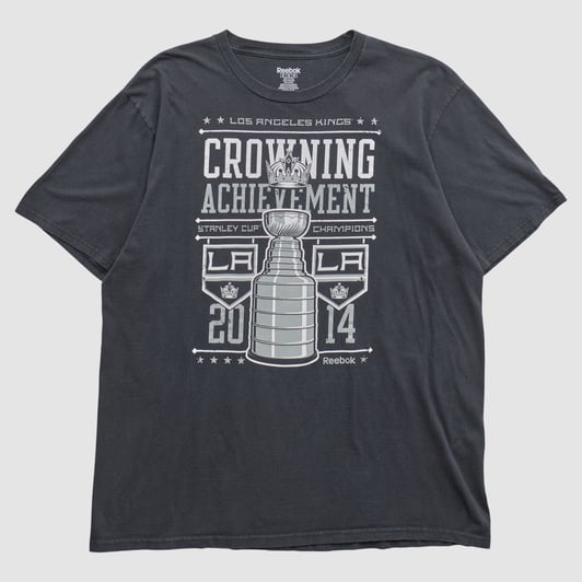 Stanley Cup Reebok 2014 T-shirt - Black - L by Fanatics Real Vintage