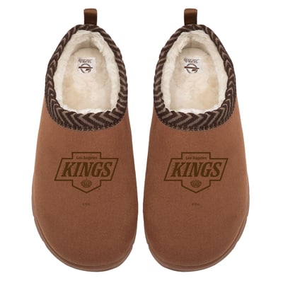 Los Angeles Kings ISlide Unisex Tonal Logo Mission Slipper - Tan

