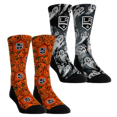 Los Angeles Kings Rock Em Socks Unisex Halloween Crew Socks 2-Pack Set