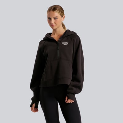 Los Angeles Kings lululemon Women's Scuba Oversized Half-Zip Hoodie - Black