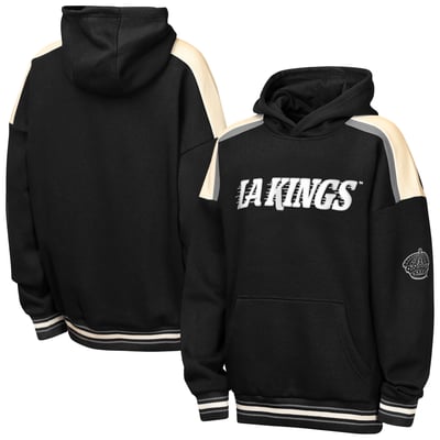  Los Angeles Kings Outerstuff Youth Camaraderie Oversized Fleece Hoodie - Black