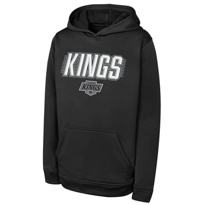 Los Angeles Kings Outerstuff Youth Sack Party Performance Hoodie - Black