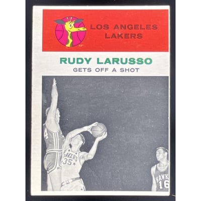 1961-62 Fleer #57 Rudy Larusso