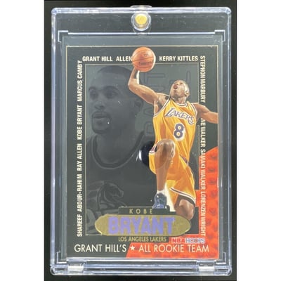 1996 Hoops Grant Hill's All-Rookie Team #3 Kobe Bryant RC