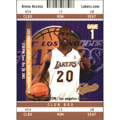 2003-04 Fleer Authentix Club Box #11 Gary Payton